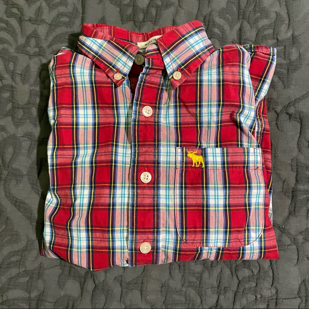 Like New Boys A&F Button Down